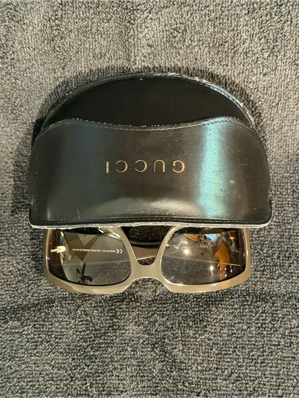 Vintage Gucci GG 2593/S GG 2593/S BMWS2 Brown Sunglasses - Image 3