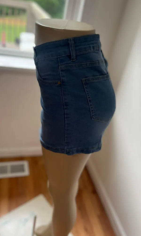 Short Jeans Blue Size XL petite - Image 4