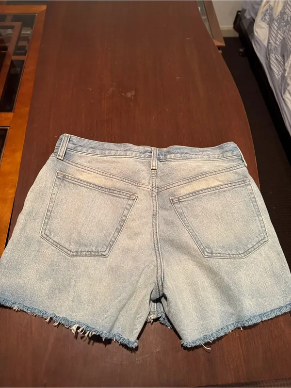 Universal thread: Light Blue Distressed Denim 90’s Baggy Shorts - Image 4