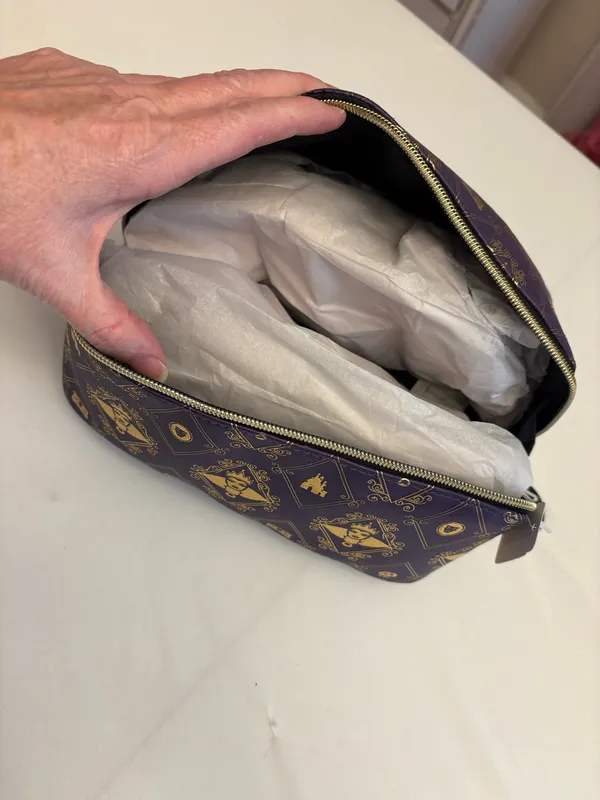 Bath & Body Works Disney Villains Collab Cosmetic Bag Evil Queen zip close NWT - Image 3