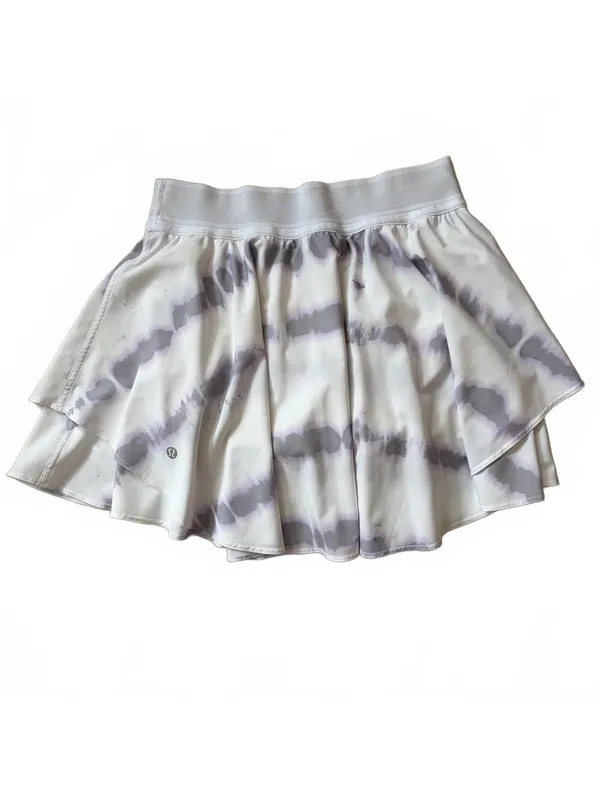 Lululemon Court Rival Perforated HR Skirt *Long Transverse Lilac Multi TVLM Sz 6 - Image 6