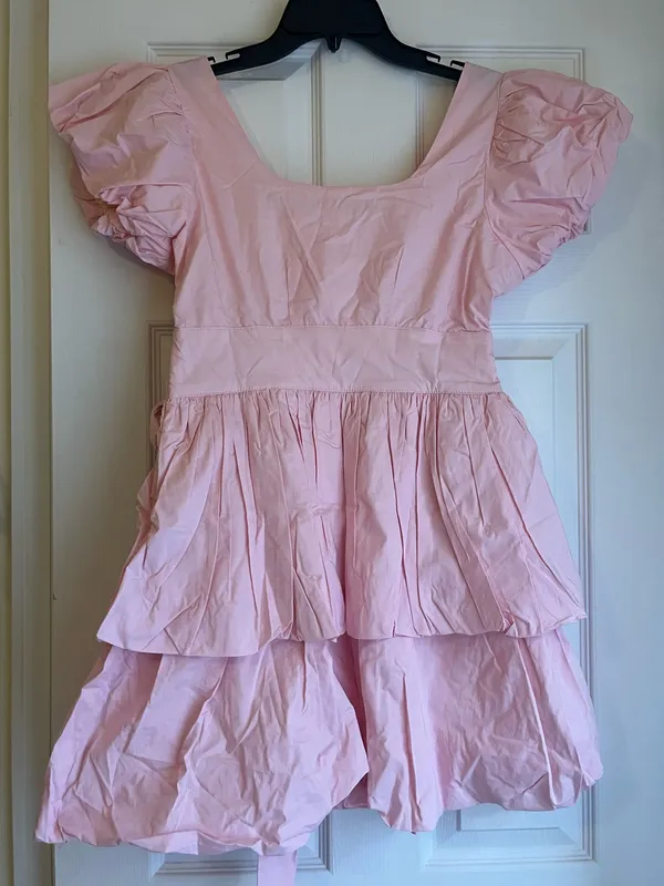 Olivaceous Pink Mini Dress - Image 3