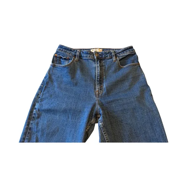 Abercrombie & Fitch Curve Love High Rise Mom‎ Jeans Blue 29/8 Medium Wash Denim - Image 2