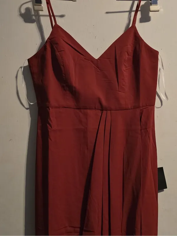 Lulu's Red Spaghetti-Strap Maxi Dress - Image 3