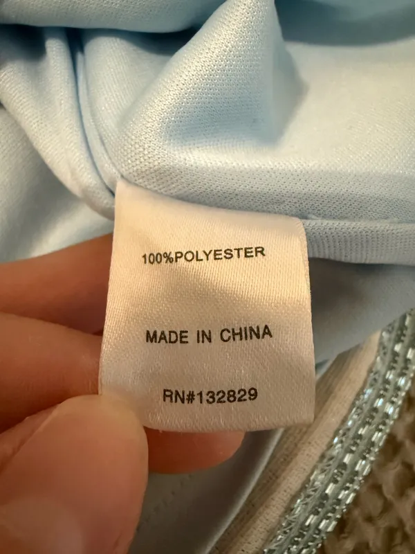 SUPERDOWN Tiffany One Shoulder Mini Dress in Light Blue - Image 9
