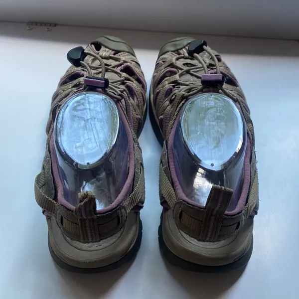 Keen Whisper Women’s Waterproof Sandals‎ Sport Sandal Shoes Taupe and Pink Shoe - Image 2