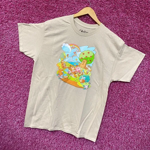Kirby Dreamland Whispy Woods Picnic Official Nintendo Tee L - Image 3