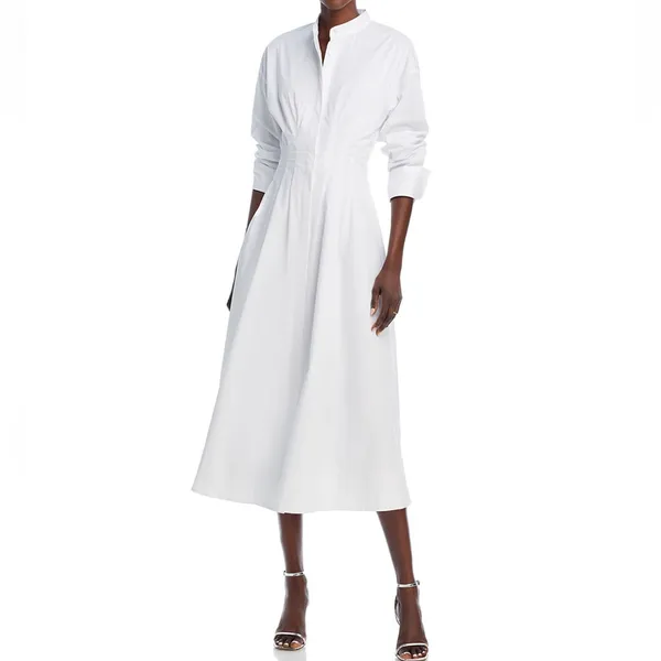 Staud Lorenza midi dress white sold out online - Image 14