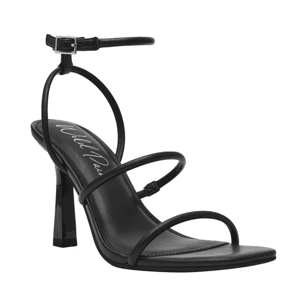 Wild Pair Womens Louudd Sandals Heels 10020354700 Black Smooth 10M - Image 7