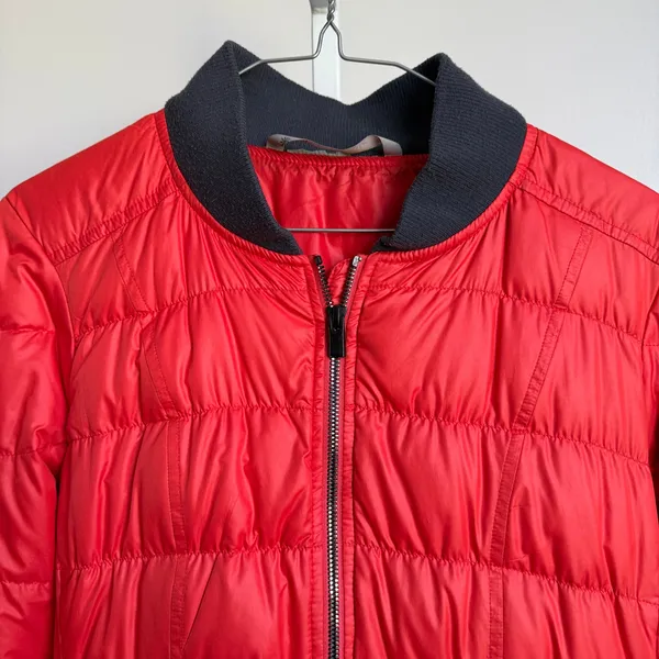Athleta‎ Goose Down Red Jacket sz S outdoors hiking - Image 2