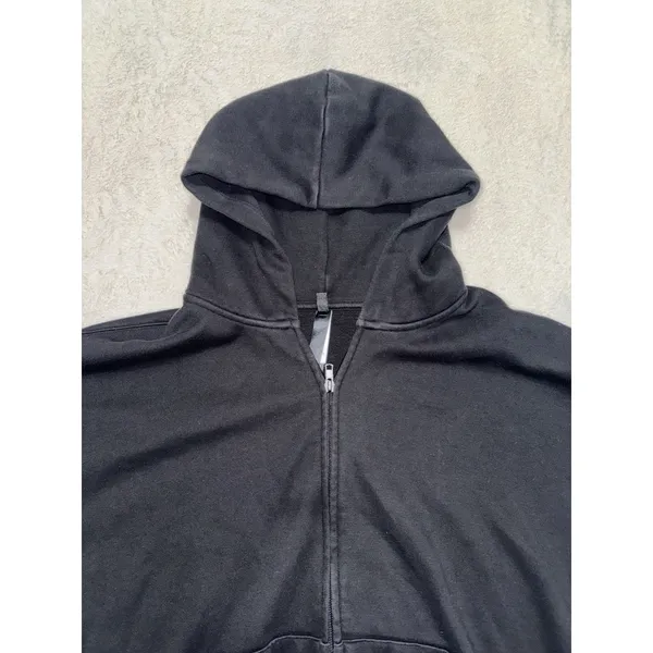 Skims Women's Black Full Zip Hoodie Sweatshirt Size 2XL - Image 4