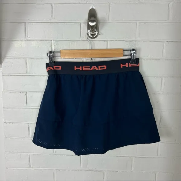 Head Navy Tennis Mini Skort Size S - Image 5