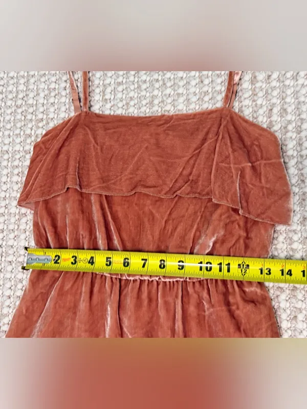 Alice + Olivia Alexis Ruffled Velvet Mini Dress size 4 - Image 6