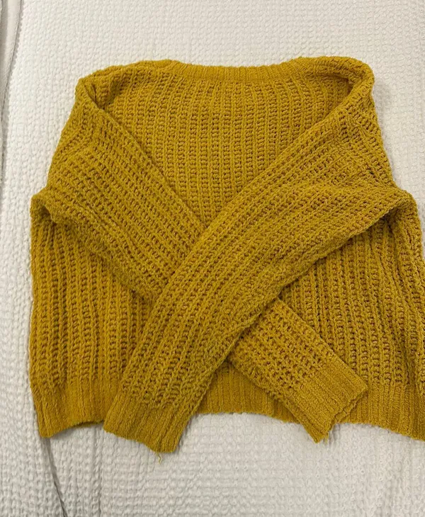 Love Tree Yellow Sweater - Image 4