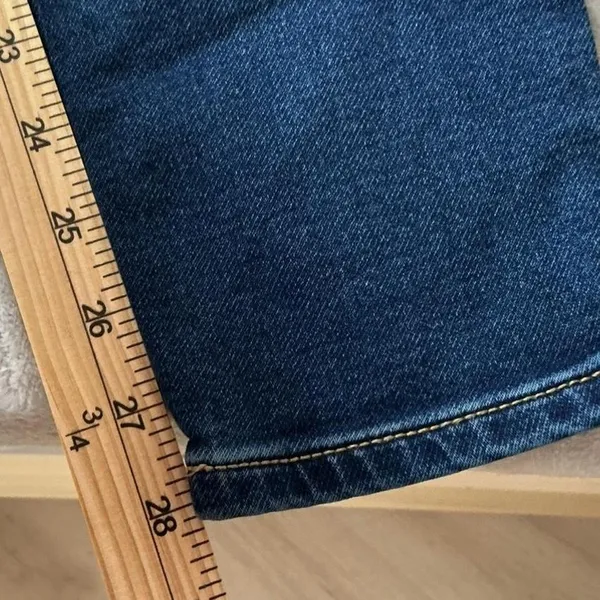 Maternity Dark Wash Skinny Jeans‎ Full Panel Comfortable Stylish Everyday - Image 3