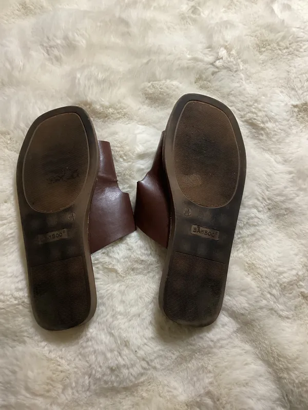 Bamboo Double Buckle Sandals 7.5 - Image 6
