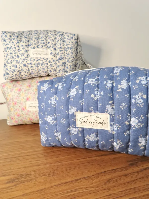 quilted makeup pouch Multiple - Image 5