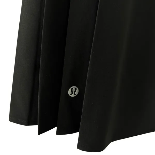 .Lululemon Side-Pleat High-Rise Tennis Skirt Black Size 4 - Image 6