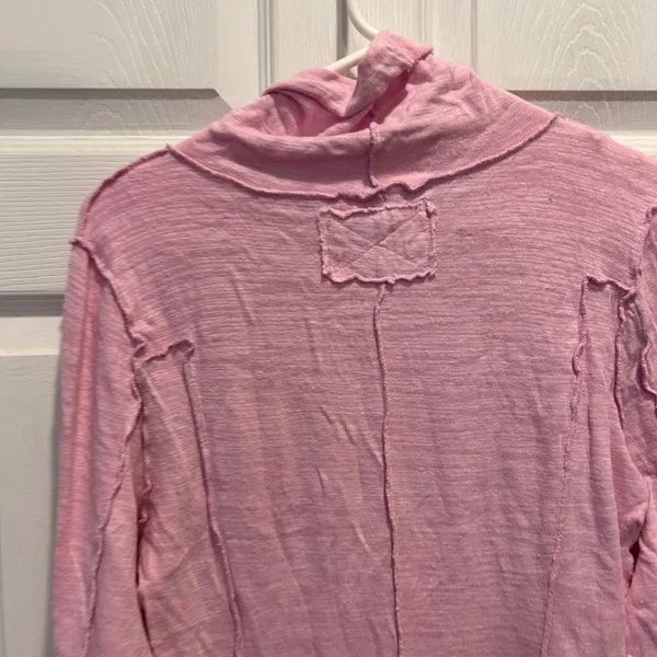 NWT Free People We The Free Blush Lilac‎ Everyday Layering Turtleneck Top L Pink - Image 5