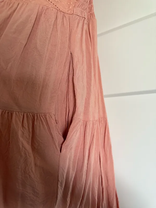 Wild Fable Peach embroidered dress - Image 8