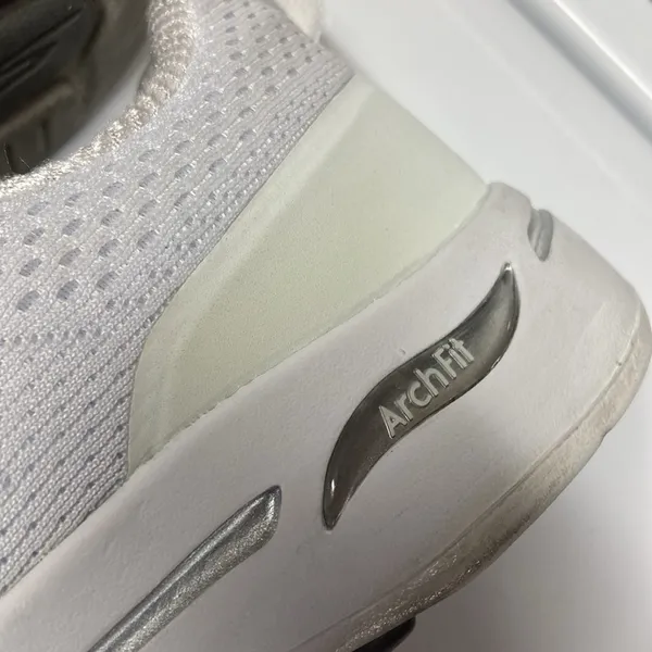 Skechers Women’s Go Walk Arch Fit White Lace Up Low Top Running Shoes Size 9.5 - Image 5