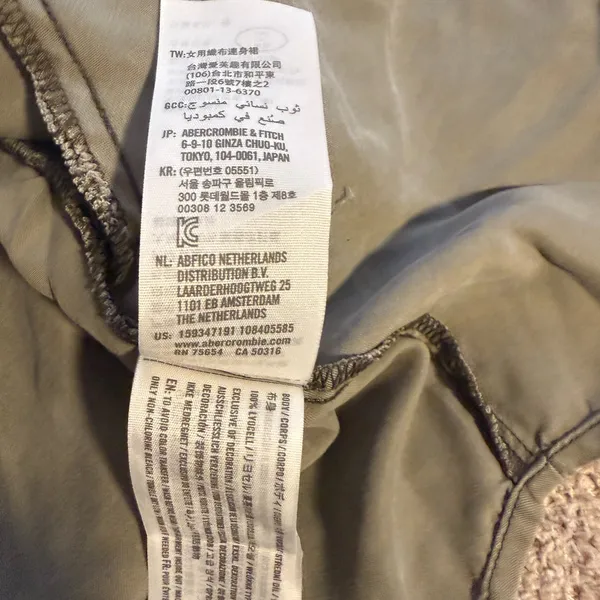 Abercrombie & Fitch Khaki Utility Jacket - Image 7
