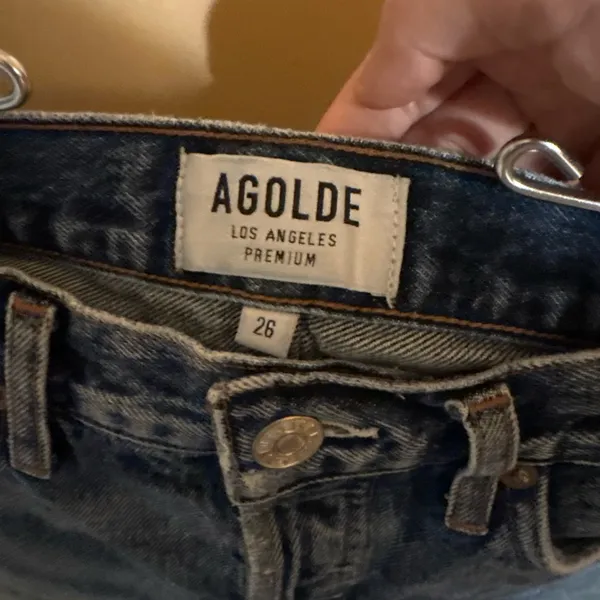 Agolde Parker Vintage Denim Cutoff Shorts - Image 4