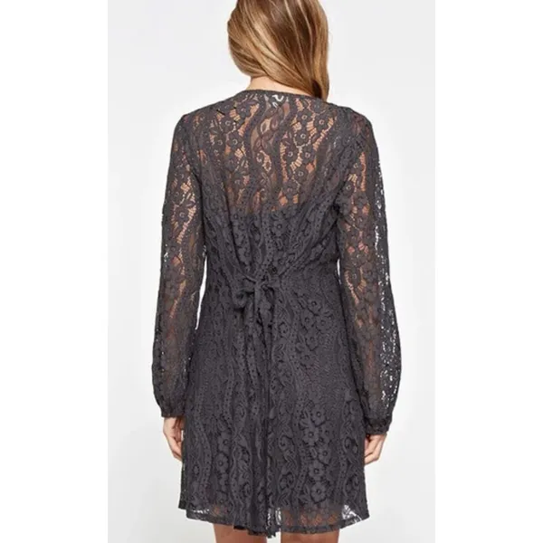 Lovestitch Black Love Letter Lace Mini Dress size Small NWT - Image 10