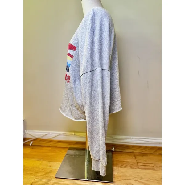 Coca Cola Catch The Wave Crewneck Long Sleeve Raw Hem Sweatshirt Size XL - Image 3