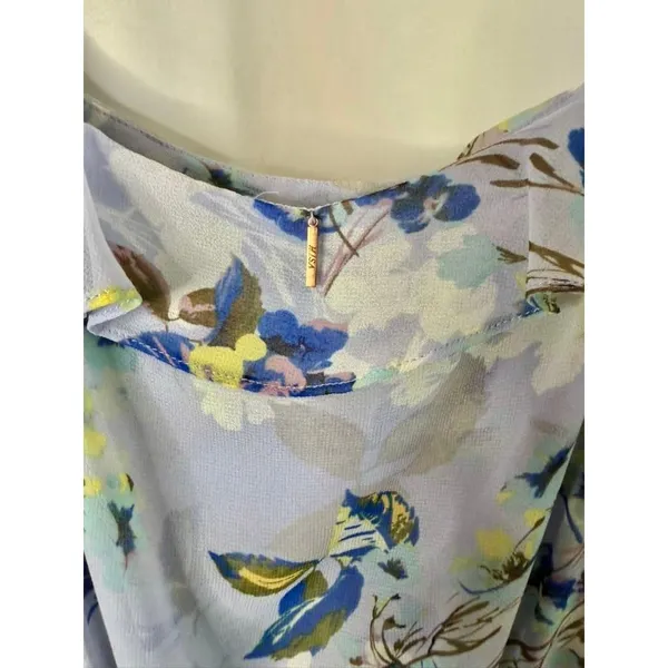 MISA LOS ANGELES Inae dress in periwinkle floral Women's Small - Image 7