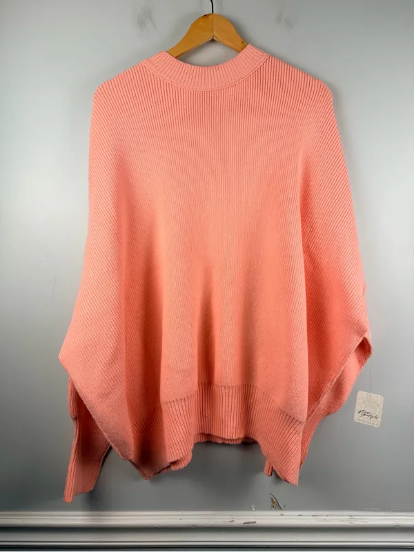NWT Free People Easy Street Tunic Sweater Pale Rosette Women's Oversized M - Image 2
