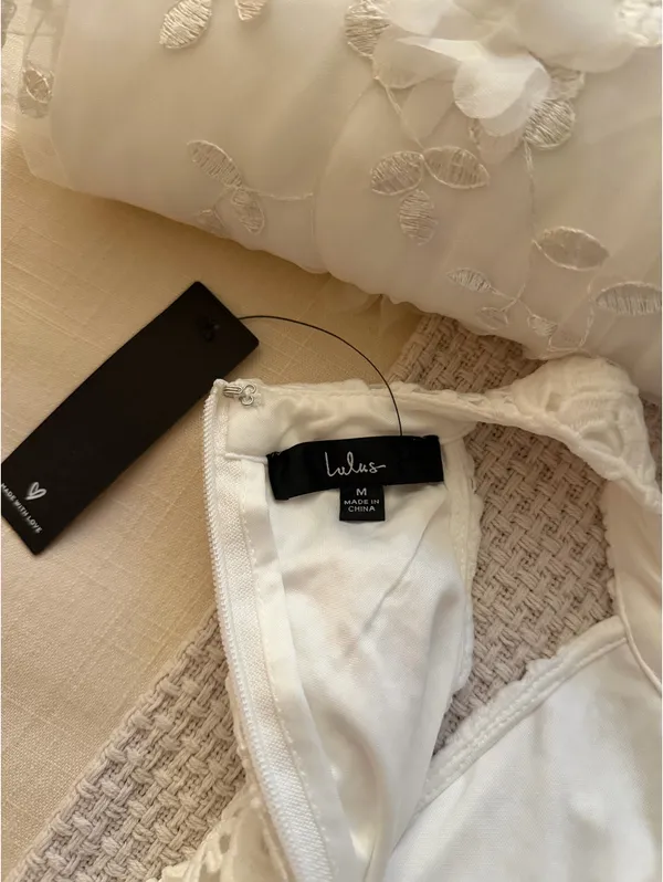 Lulus White Dress Lace - Image 3
