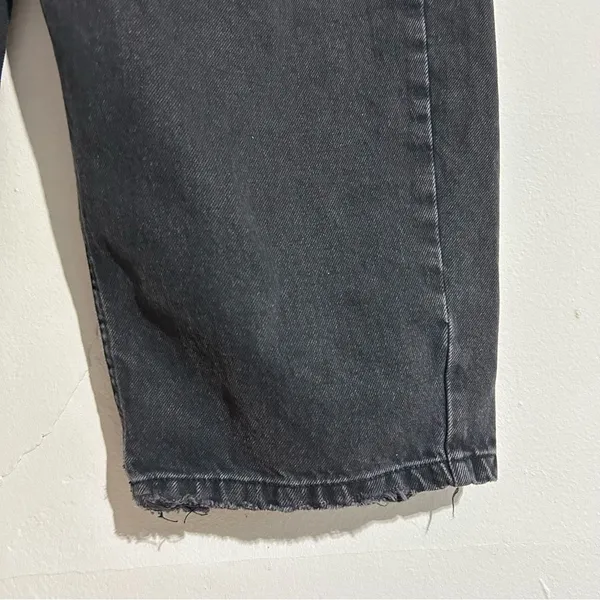 BDG Urban Outfitters Logan Barrel High Waist Baggy Wide Leg Jeans Black Sze 31W - Image 8