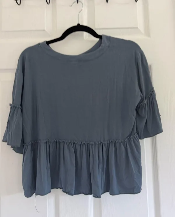 Flowy Top Blue - Image 2