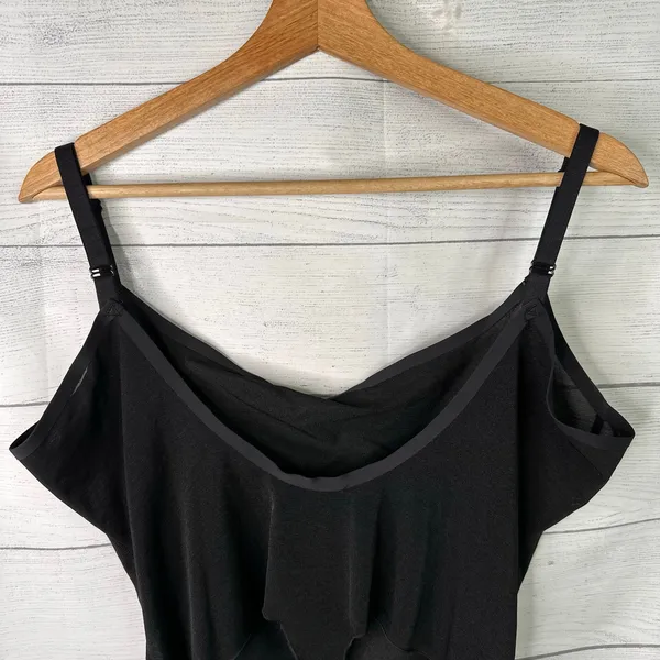 Skims Seamless Sculpt Thong Bodysuit Womens 2X 18-20 Black Shaping Body Shaper - Image 5