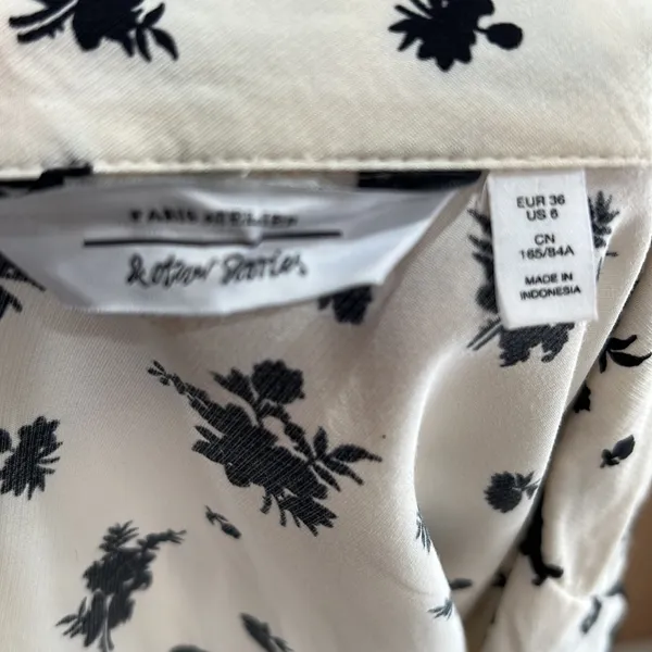 & other stories white floral button up shirt - Image 7