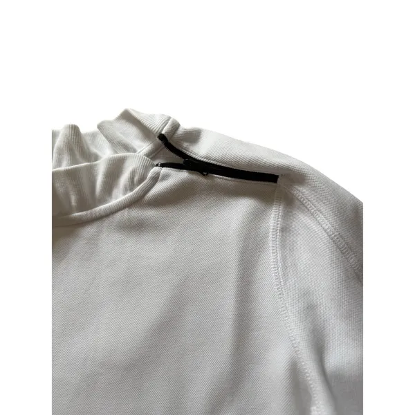 T by Talbots White Mock Neck Pullover | Small - Image 6