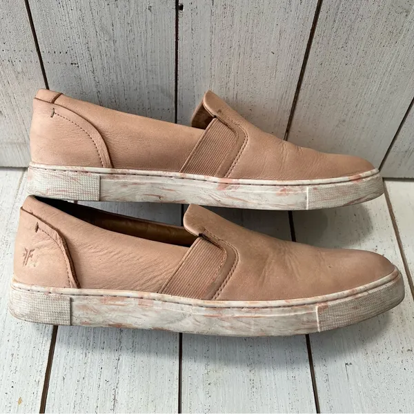 Women's Shoes Frye Ivy Slip On Sneakers Shoes Comfort Blush Pink Size 8.5 Casual - Image 3