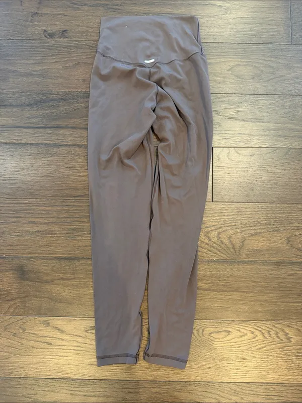 aerie Chocolate Brown High-Rise Leggings Size XS Short- C33-076 - Image 3