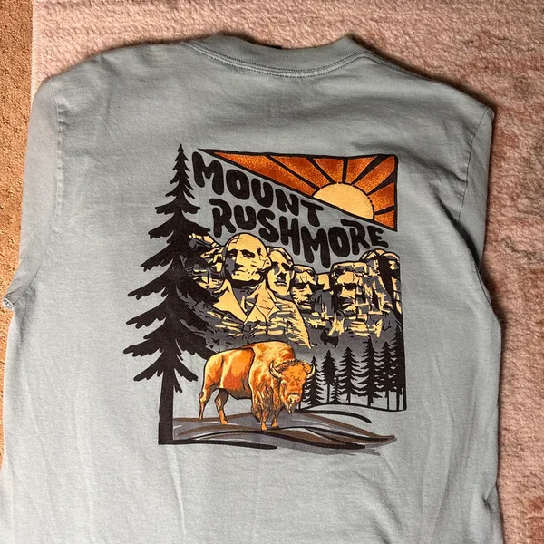 Blue Mt Rushmore Longsleeve - Image 3