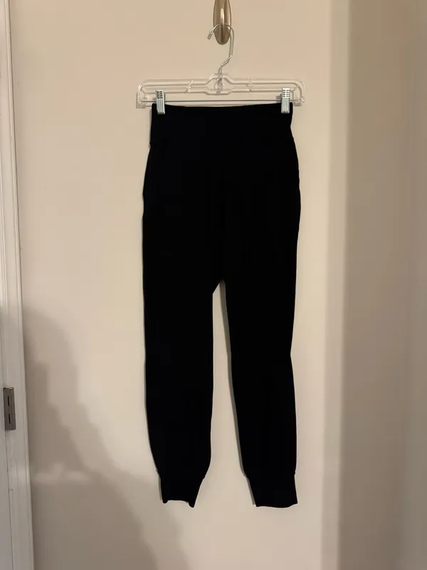 lululemon Align Women’s Black High-Rise Pull On Tapered Jogger Pants Size 2 - Image 4