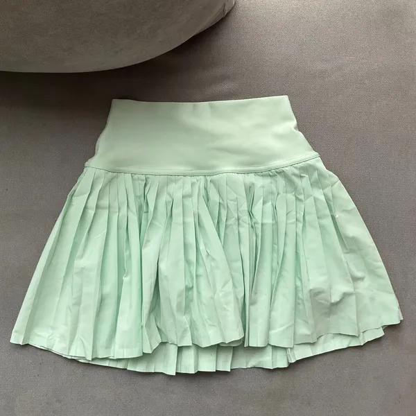 Alo Yoga Grand Slam Tennis Skirt Spearmint XXS - Image 2