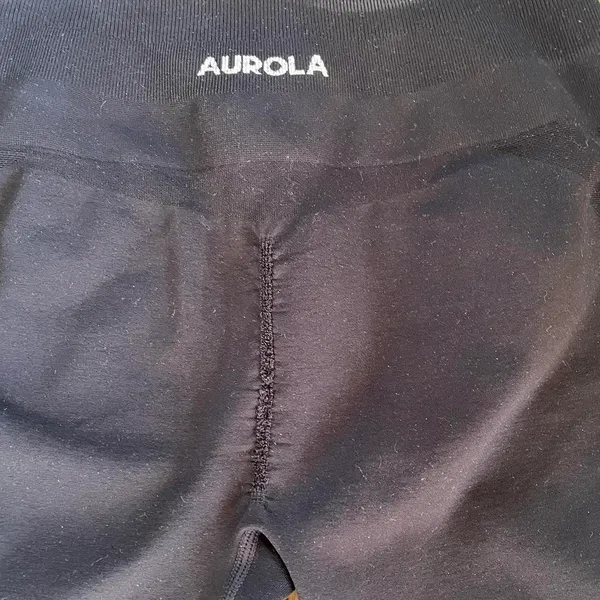 Aurola Black Butt Scrunch Activewear Shorts - Image 2