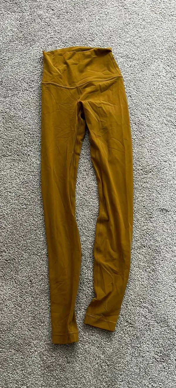 Lululemon gold spice pant align 25” - Image 2