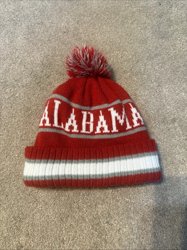 Zephyr Alabama Role Tide Pom Pom Beanie - Image 2