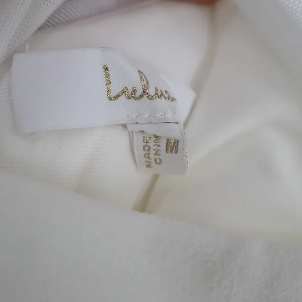 Lulus Blessed Romance Maxi Dress Womens M White Sleeveless Button Back Mermaid - Image 5