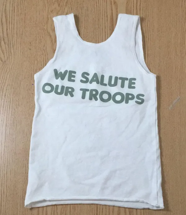 B16 Hooters Girl Military Camo Uniform Tank from Detroit MI Stretchy Size Xs - Image 4