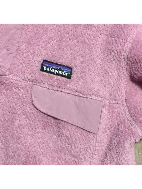 Patagonia Re-Tool Snap-T Fleece Pullover Dragon Purple Light Violet X Dye Size M - Image 3