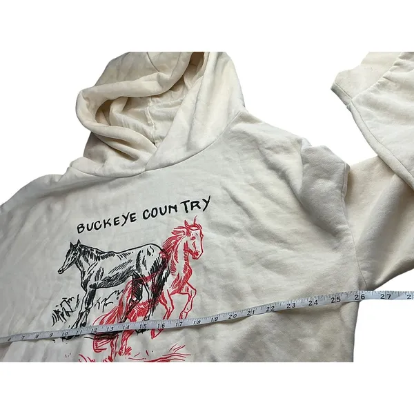Zach Bryan Buckeye Country Superfest‎ 2024 Hoodie Cream 2XL Independent PRM2600C - Image 4