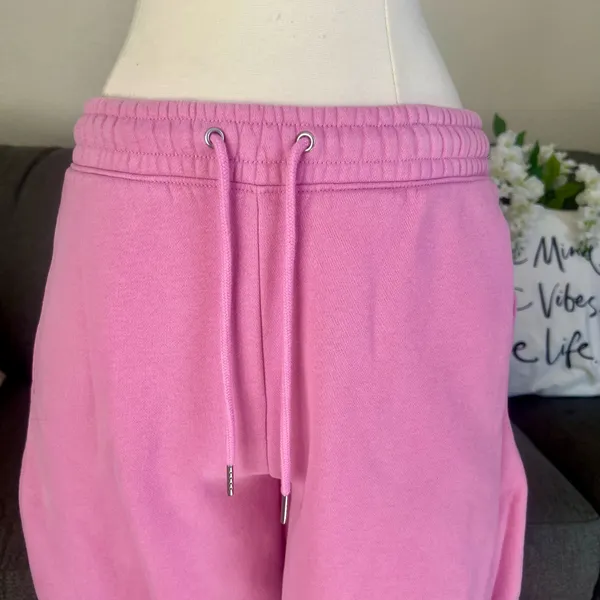 Abercrombie Pink High Rise Sunday Barrel Sweatpants - Image 2